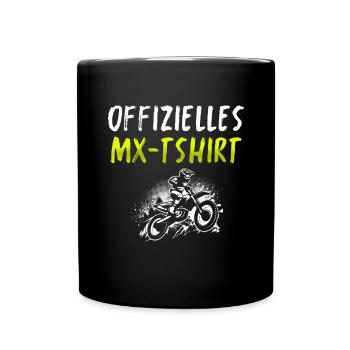 Cadeau Motocross pour Enduro Supermoto Dirt Bike - Mug uni - noir - Devant