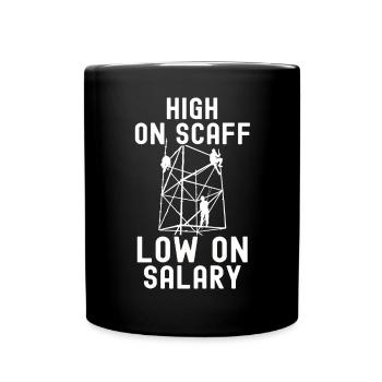 Constructeurs d’échafaudages - Mug uni - noir - Devant