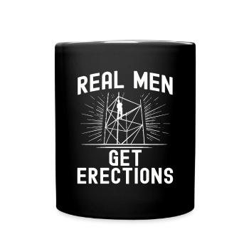 Scaffolding Builder Gift Work Occupation Construction Worker Job - Full Colour Mug - black - Front