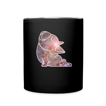 Dogfather Dog Daddy Dog Mom Dog Lover Yoga Dog - Full Colour Mug - black - Front