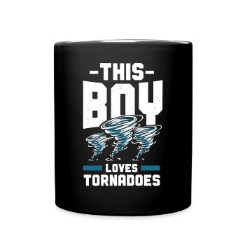 Storm Chaser Hurricane Meteorology - Tasse einfarbig - Schwarz - Vorne
