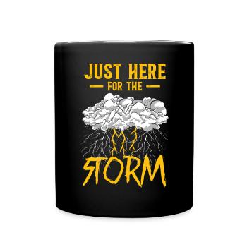 Storm Chaser Hurricane Meteorology - Tasse einfarbig - Schwarz - Vorne