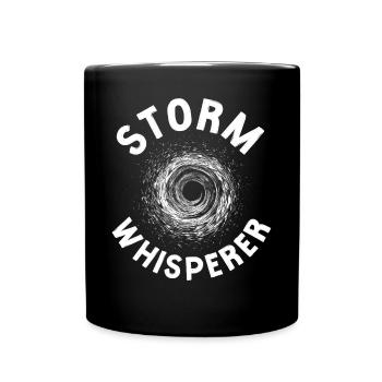 Storm Chaser Hurricane Meteorology - Tasse einfarbig - Schwarz - Vorne