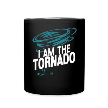 Storm Chaser Hurricane Meteorology - Tasse einfarbig - Schwarz - Vorne