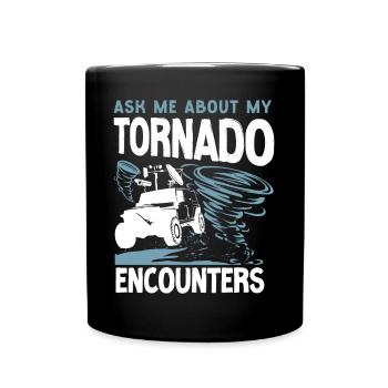 Storm Chaser Hurricane Meteorology - Tasse einfarbig - Schwarz - Vorne