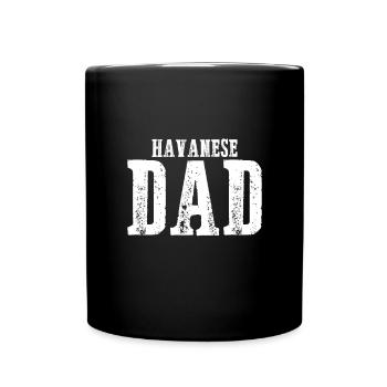 Papa havanais - Mug uni - noir - Devant