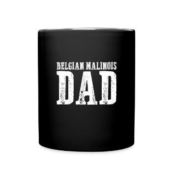 Belgian Malinois Dad - Full Colour Mug - black - Front