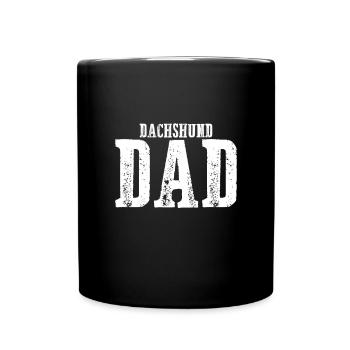 Teckel Papa - Mug uni - noir - Devant