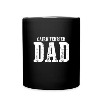 Cairn Terrier Papa - Mug uni - noir - Devant