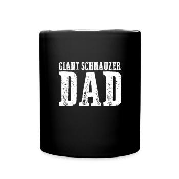 Giant Schnauzer Dad - Tasse einfarbig - Schwarz - Vorne
