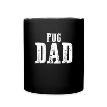 Pug Dad - Full Colour Mug - black - Front