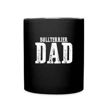 Bull Terrier Papa - Mug uni - noir - Devant