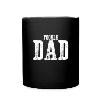 Poodle Dad - Full Colour Mug - black - Front