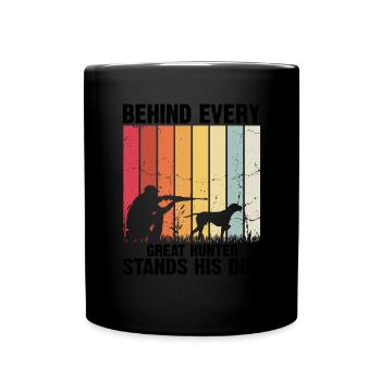 Drôle de conception de chasse au canard Hunter Hunting Duck Design - Mug uni - noir - Devant