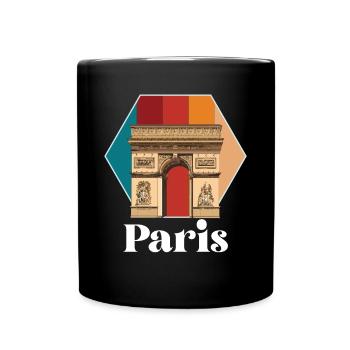 Paris Arc de Triomphe France Place Charles - Mug uni - noir - Devant
