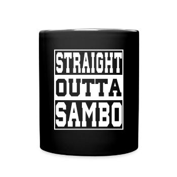 Sambo disant drôle - Mug uni - noir - Devant