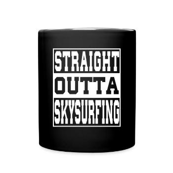 Skysurfing disant drôle - Mug uni - noir - Devant