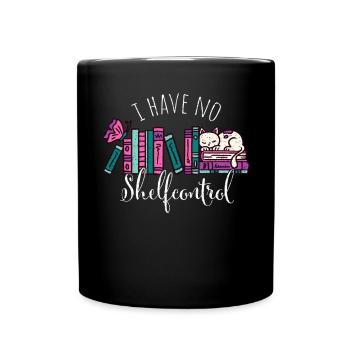 Shelfcontrol Books Read Book Lovers Book Fan - Full Colour Mug - black - Front