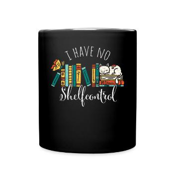 Livres Shelfcontrol Lire le roman du bibliothécaire - Mug uni - noir - Devant