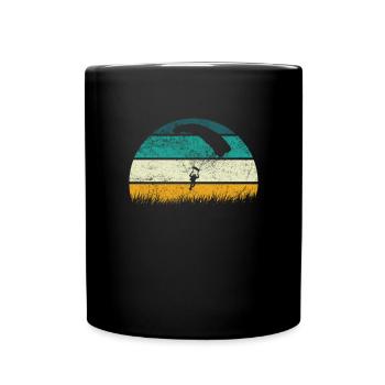 Parapente Gleitschirmfliegen Paraglider Retro - Mug uni - noir - Devant
