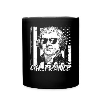 Thomas Jefferson - Tasse einfarbig - Schwarz - Vorne
