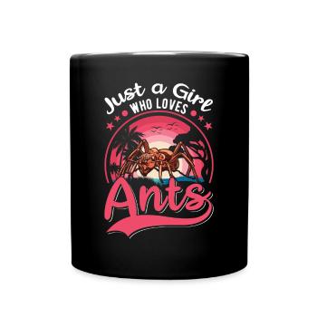 Fourmis Fille Fourmis Ferme fourmis Fourmis de feu - Mug uni - noir - Devant