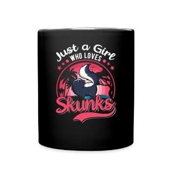 Skunk Girl Skunk - Mug uni - noir - Devant