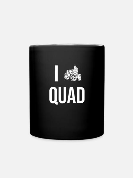 Quad ATV Offroad Spruch Lustig Quad Geschenk - Tasse einfarbig - Schwarz