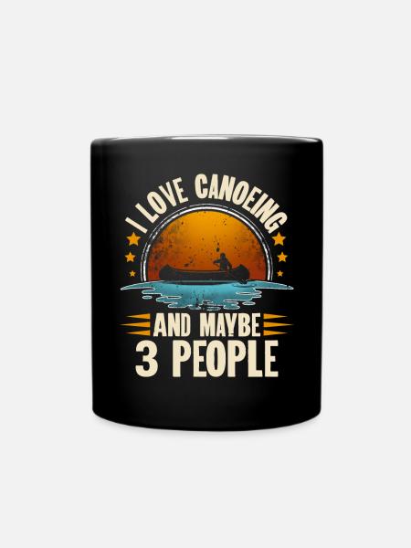 Canoë Canoë Canoë - Mug uni - noir