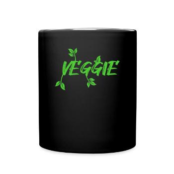 Vegan Veggie - Full Colour Mug - black - Front