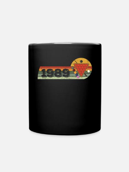 Snooker Snooker player born 1989 Birthday - Full Colour Mug - black