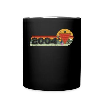 Snooker Snooker-Spieler Jahrgang 2004 Geburtstag - Tasse einfarbig - Schwarz - Vorne