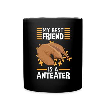Fourmilier est mon ami fourmilier - Mug uni - noir - Devant