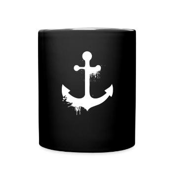 Maritime Sea Anchor - Full Colour Mug - black - Front
