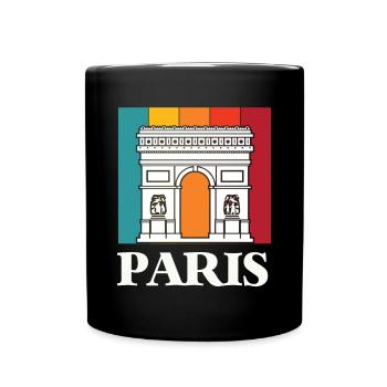 Paris Arc de Triomphe Place Charles France - Mug uni - noir - Devant