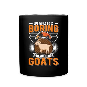 Chèvre Cadeau Chèvre Gardien Chèvre - Mug uni - noir - Devant
