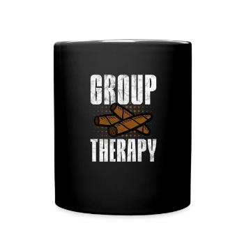 Zigarre - Tasse einfarbig - Schwarz - Vorne