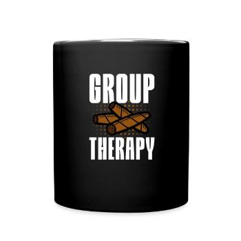 Zigarre Rauchen Raucher Tabak Zigarren Geschenk - Tasse einfarbig - Schwarz - Vorne