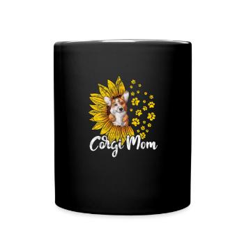 Corgi Mama - Mug uni - noir - Devant
