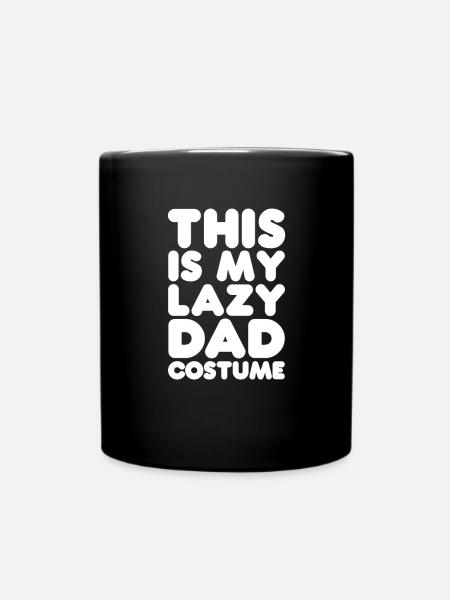 Vater Tochter Papa Sohn Kind Vatertag Geschenk - Tasse einfarbig - Schwarz