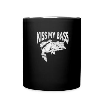 Angler - Tasse einfarbig - Schwarz - Vorne