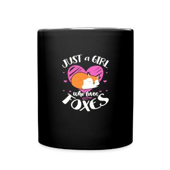 Renards Renards Forêt de renards Animal Forest Animal Animal Cadeau - Mug uni - noir - Devant