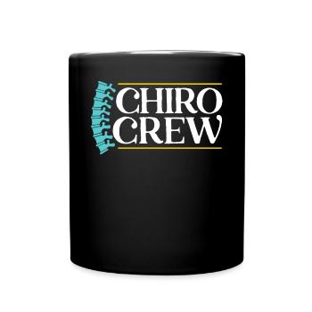 Chiro Crew Chiropraticien Chiropratique Chirurgien de la colonne vertébrale - Mug uni - noir - Devant