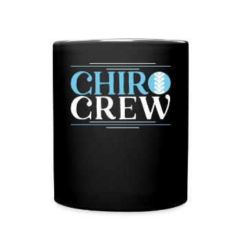 Chiro Crew Chiropraticien Chiropratique Chirurgien de la colonne vertébrale - Mug uni - noir - Devant