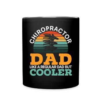 Chiropraticien Papa Chiropratique Colonne vertébrale Fête des Pères - Mug uni - noir - Devant