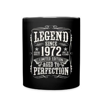 Legend 1972 Vintage Cadeau d’anniversaire - Mug uni - noir - Devant