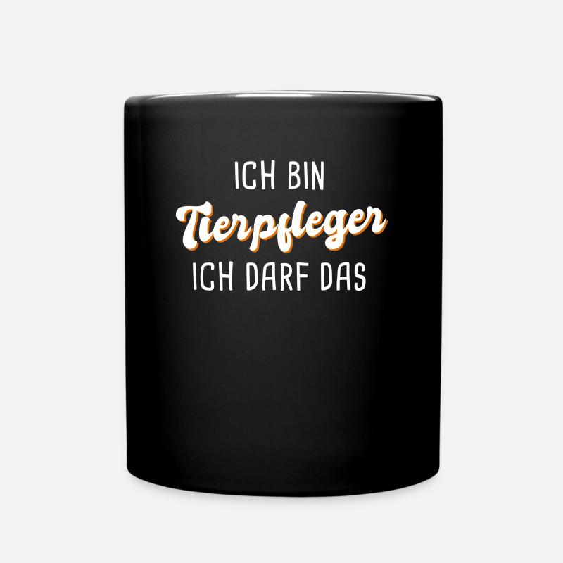Tierpfleger - Tasse einfarbig - Schwarz