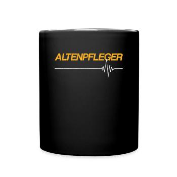 Altenpfleger - Tasse einfarbig - Schwarz - Vorne