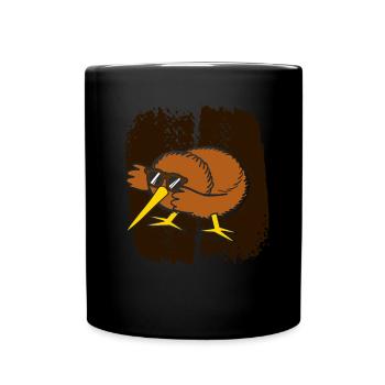 Großer Kiwi-Vogel Zealnds lieben es, Vögel zu beob - Tasse einfarbig - Schwarz - Vorne