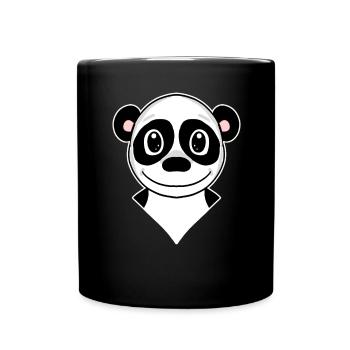 Panda - Mug uni - noir - Devant
